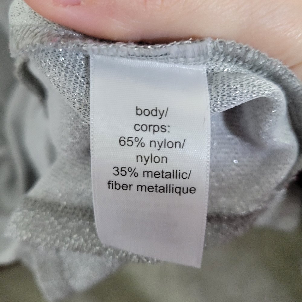 Studio Y Maurices Sparkling Silver and Gray/Purple Women's Tank Tops, Size XL - Picture 5 of 8